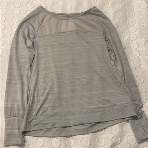 SOLD Grey Workout Top